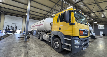 Ремонт тормозной системы полуприцепа MAN в «ШАФТ»