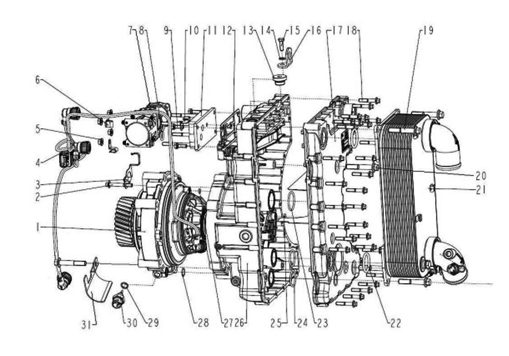 Электронный каталог схемы ретардера FHB400 в сборе