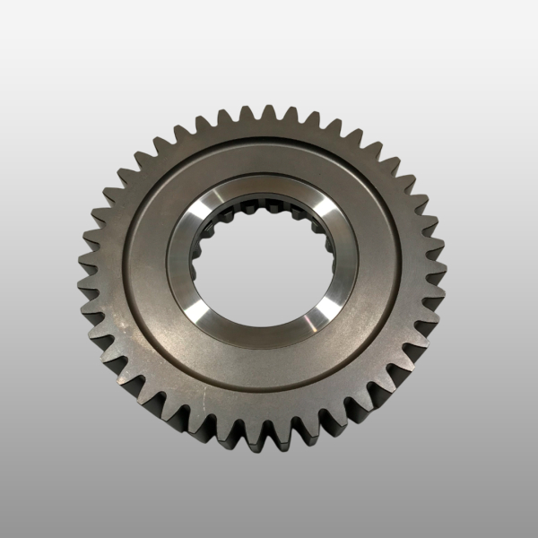 JS180-1707106 - Шестерня понижающей передачи выходного вала демультипликатора на КПП
