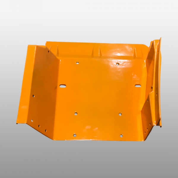 DZ13241240425-GOLD - Корпус подножек левый желтый на Shacman (Shaanxi) F3000