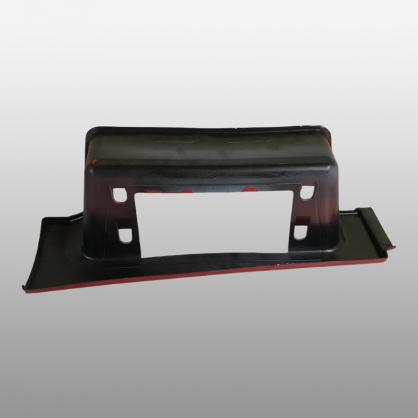WG1641240113-RED - Подножка нижняя левая красная Евро 3 на Howo A7, Howo Sinotruk, Howo T5G, Sitrak