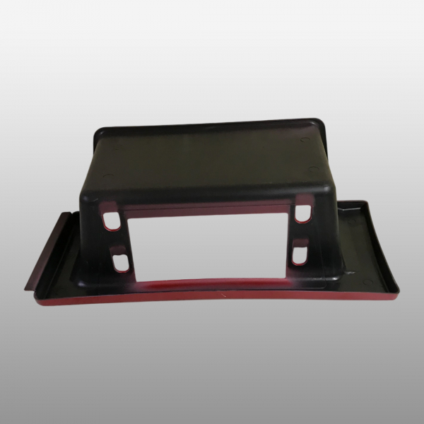 WG1642242104-RED - Подножка нижняя правая красная 2021 на Howo HW76, Sitrak