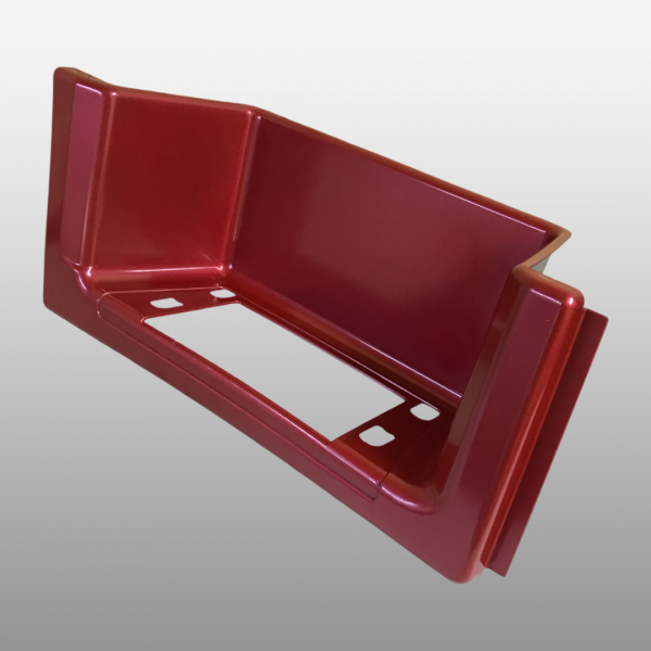 WG1642242104-RED - Подножка нижняя правая красная 2021 на Howo HW76, Sitrak