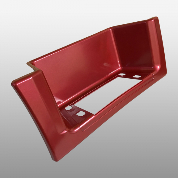 WG1642242104-RED - Подножка нижняя правая красная 2021 на Howo HW76, Sitrak