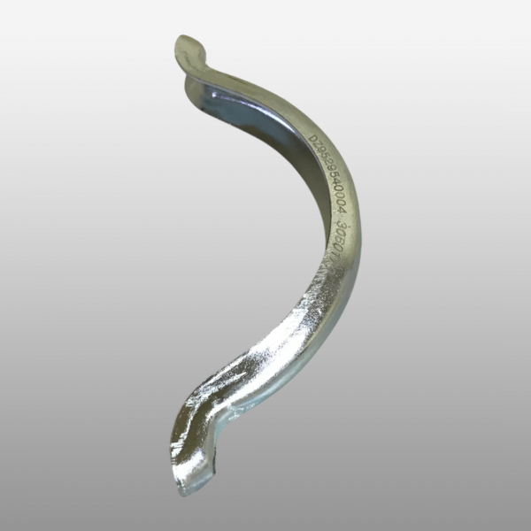 DZ95259540004 -  Хомут глушителя (полукольцо) (1шт.) D=130 на Shacman (Shaanxi) X3000, M3000,F3000, Howo