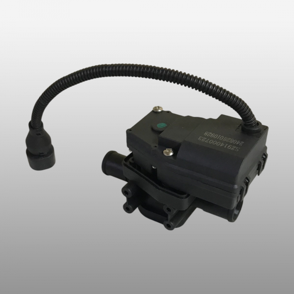 SZ914000723 - Кран отопителя Евро 4 (2 выхода) на Shacman (Shaanxi) F3000, F2000, X3000