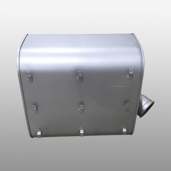 WG9725540002 - Глушитель квадратный на Sinotruk, Howo A7