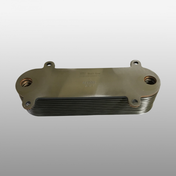 612630010050 - Теплообменник (маслоохладитель) WP12 на Shacman (Shaanxi) X3000, F3000, F2000, Howo A7