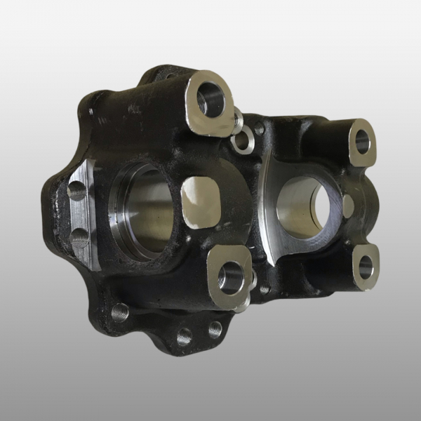 AZ4095410008 - Цапфа правая (поворотный кулак) на Howo T5G, Sitrak C7H, Man