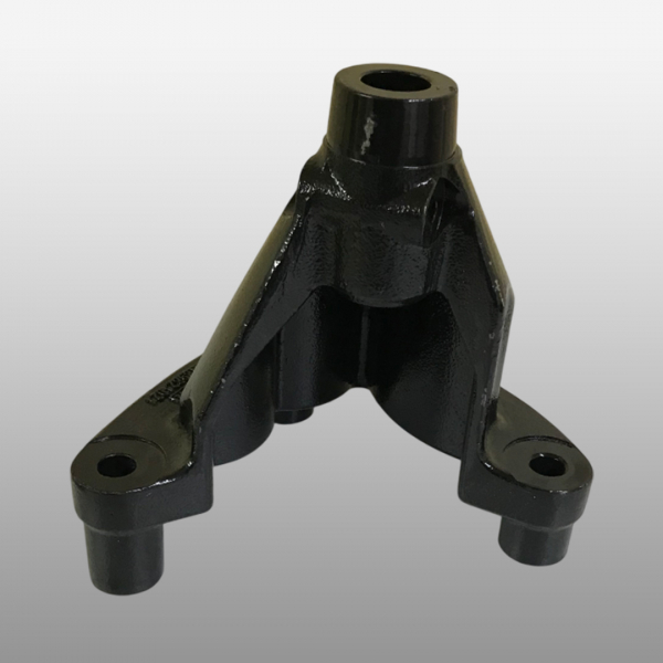 DZ9X189821021 - Кронштейн цилиндра подъема кабины нижний на Shacman (Shaanxi) Х6000