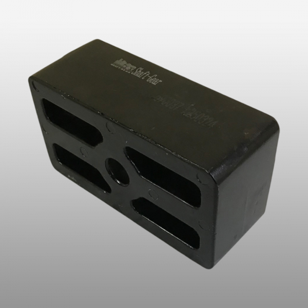 DZ9X259690037 - Накладка (башмак под рессорой) рессоры на Shacman (Shaanxi) Х6000