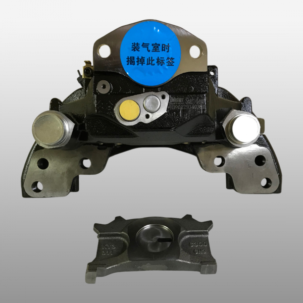 HD90129340361 - Суппорт тормозной задний левый на Shacman (Shaanxi) Х6000