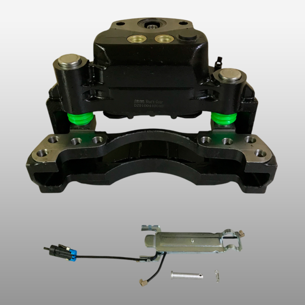 DZ9100440040 - Суппорт тормозной передний левый в сборе на Shacman (Shaanxi) Х6000, Shacman (Shaanxi) F3000