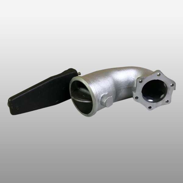 202V15201-6227 - Тормоз горный в сборе с трубой угловой MC13 на Sitrak C7H Max