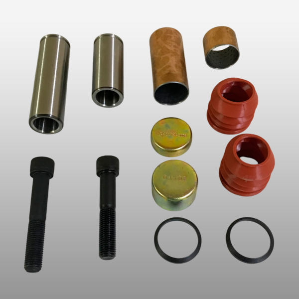 AZ40074440220 - Ремкомплект переднего, заднего суппорта (направляющие, пыльник, болты, втулки) на Sitrak C7H