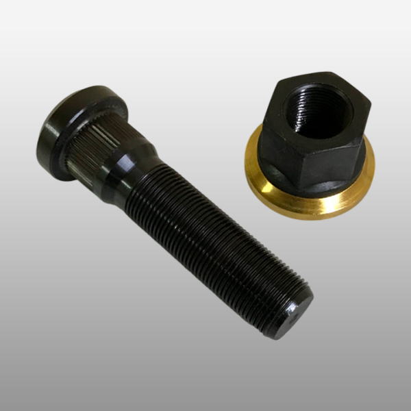 10081947 - Шпилька колесная с гайкой, с насечкой L=90, D=25, M=22, 12,9 на Faw J7 4180, 4250