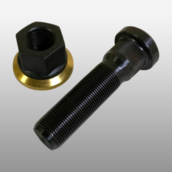 10081947 - Шпилька колесная с гайкой, с насечкой L=90, D=25, M=22, 12,9 на Faw J7 4180, 4250